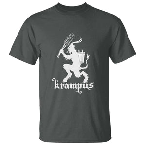 Mythical Krampus T Shirt Scary Christmas Horror Occult Holiday Eastern Folklore TS02 Dark Heather Print Your Wear