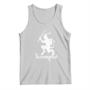 Mythical Krampus Tank Top Scary Christmas Horror Occult Holiday Eastern Folklore TS02 Ash Print Your Wear