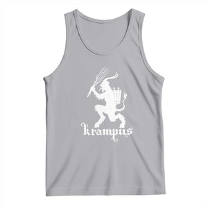 Mythical Krampus Tank Top Scary Christmas Horror Occult Holiday Eastern Folklore TS02 Athletic Heather Print Your Wear