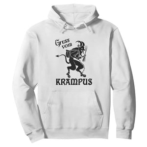 Krampus Hoodie Gruss Vom Greetings TS02 White Print Your Wear