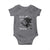 Mythical Krampus Baby Onesie Gruss Vom Christmas Horror Figure Greeting TS02 Charcoal Print Your Wear