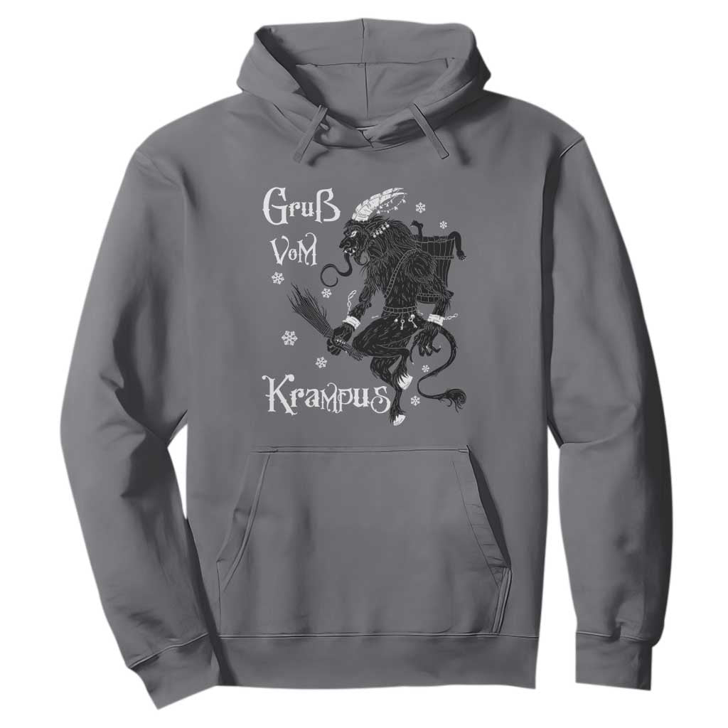 Mythical Krampus Hoodie Gruss Vom Christmas Horror Figure Greeting TS02 Charcoal Print Your Wear