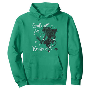 Mythical Krampus Hoodie Gruss Vom Christmas Horror Figure Greeting TS02 Irish Green Print Your Wear