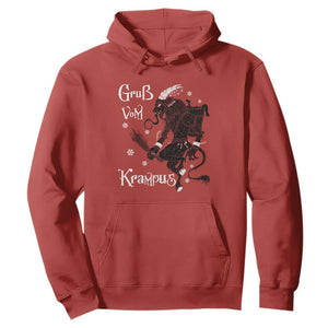 Mythical Krampus Hoodie Gruss Vom Christmas Horror Figure Greeting TS02 Red Print Your Wear