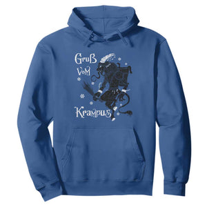 Mythical Krampus Hoodie Gruss Vom Christmas Horror Figure Greeting TS02 Royal Blue Print Your Wear