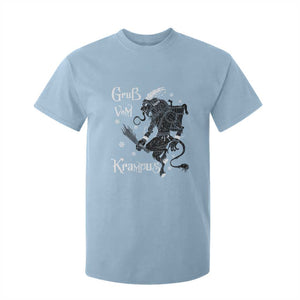 Mythical Krampus T Shirt For Kid Gruss Vom Christmas Horror Figure Greeting TS02 Light Blue Print Your Wear