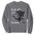 Mythical Krampus Sweatshirt Gruss Vom Christmas Horror Figure Greeting TS02 Charcoal Print Your Wear