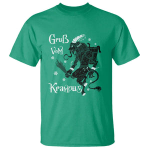 Mythical Krampus T Shirt Gruss Vom Christmas Horror Figure Greeting TS02 Irish Green Print Your Wear