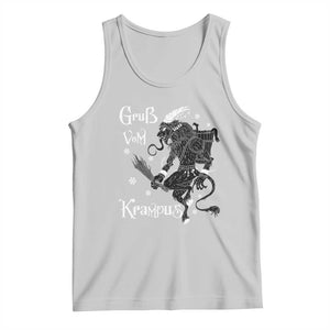 Mythical Krampus Tank Top Gruss Vom Christmas Horror Figure Greeting TS02 Ash Print Your Wear