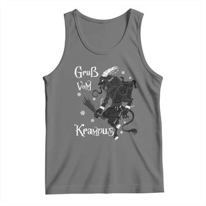 Mythical Krampus Tank Top Gruss Vom Christmas Horror Figure Greeting TS02 Black Heather Print Your Wear