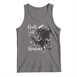 Mythical Krampus Tank Top Gruss Vom Christmas Horror Figure Greeting TS02 Deep Heather Print Your Wear