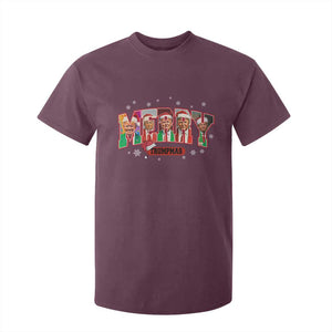 Christmas Trump T Shirt For Kid Merry Trumpmas 2024 Santa Donald Funny Xmas Pajamas TS02 Maroon Print Your Wear