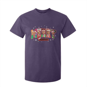 Christmas Trump T Shirt For Kid Merry Trumpmas 2024 Santa Donald Funny Xmas Pajamas TS02 Purple Print Your Wear