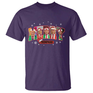 Christmas Trump T Shirt Merry Trumpmas 2024 Santa Donald Funny Xmas Pajamas TS02 Purple Print Your Wear