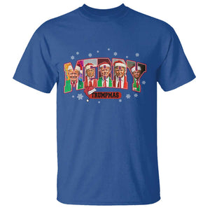 Christmas Trump T Shirt Merry Trumpmas 2024 Santa Donald Funny Xmas Pajamas TS02 Royal Blue Print Your Wear