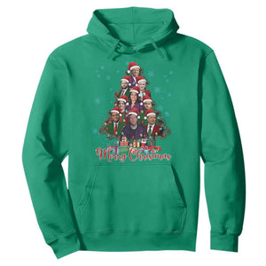 Christmas Trump Supporter Hoodie Xmas Tree Dream Team Daddys Home President 45 47 TS02 Irish Green Print Your Wear