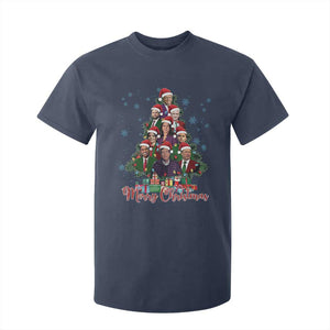 Christmas Trump Supporter T Shirt For Kid Xmas Tree Dream Team Daddys Home President 45 47 TS02 Navy Print Your Wear