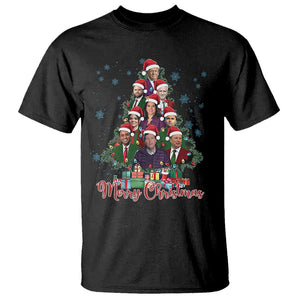 Christmas Trump Supporter T Shirt Xmas Tree Dream Team Daddys Home President 45 47 TS02 Black Print Your Wear