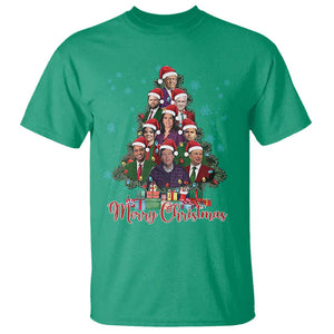 Christmas Trump Supporter T Shirt Xmas Tree Dream Team Daddys Home President 45 47 TS02 Irish Green Print Your Wear