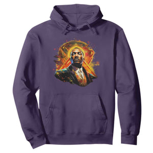 Martin Luther King MLK Hoodie Afrofuturism Graphic Art Black History Month TS02 Purple Printyourwear