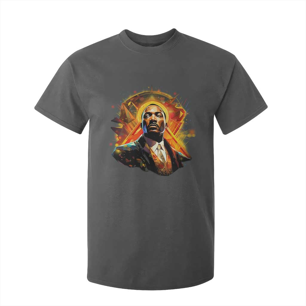 Martin Luther King MLK T Shirt For Kid Afrofuturism Graphic Art TS02 Dark Heather Print Your Wear