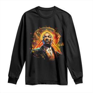 Martin Luther King MLK Long Sleeve Shirt Afrofuturism Graphic Art TS02 Black Print Your Wear