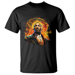 Martin Luther King MLK T Shirt Afrofuturism Graphic Art Black History Month TS02 Black Printyourwear