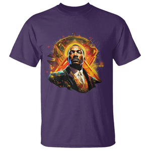 Martin Luther King MLK T Shirt Afrofuturism Graphic Art Black History Month TS02 Purple Printyourwear