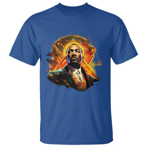 Martin Luther King MLK T Shirt Afrofuturism Graphic Art Black History Month TS02 Royal Blue Printyourwear