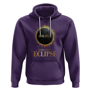 Total Solar Eclipse Hoodie 8 April 2024 Totality Phenomenon United States TS02 Purple Printyourwear