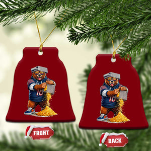 Savage Bear Grating Cheese Graphic Ceramic Ornament Funny Rivalry Football Fans TS02 Print Your Wear