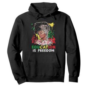 Black History Month Hoodie Black Educated African American Pride Women TS02 Black Printyourwear