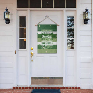 St. Patricks Day Blessings Garden Flag Irish Shamrock Luck And Happiness Wishes Yard Decor TS02 Print Your Wear