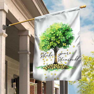 Shake Your Shamrocks Tree Garden Flag Irish Lucky Happy St Patricks Day TS02 Print Your Wear