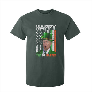 Funny Biden St Patricks Day T Shirt For Kid Happy 4th Of Easter American Irish Flag Shamrock TS02 Dark Forest Green Print Your Wear