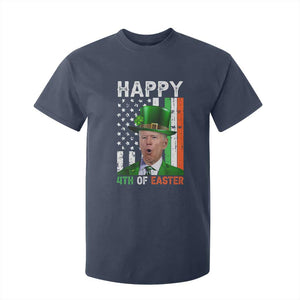 Funny Biden St Patricks Day T Shirt For Kid Happy 4th Of Easter American Irish Flag Shamrock TS02 Navy Print Your Wear