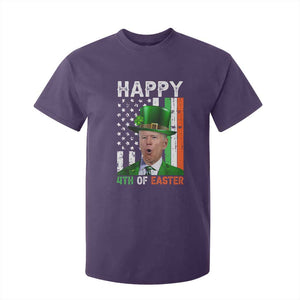 Funny Biden St Patricks Day T Shirt For Kid Happy 4th Of Easter American Irish Flag Shamrock TS02 Purple Print Your Wear