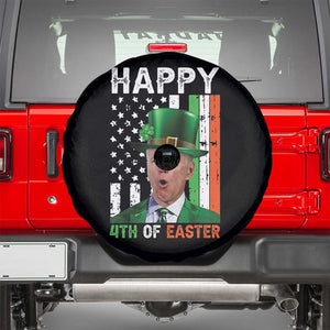 Funny Biden St Patricks Day Spare Tire Cover Happy 4th Of Easter American Irish Flag Shamrock TS02 Black Print Your Wear