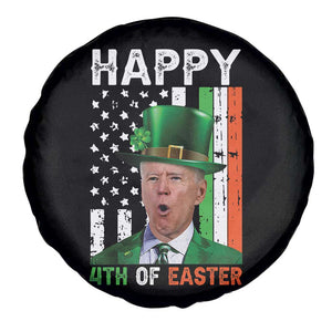 Funny Biden St Patricks Day Spare Tire Cover Happy 4th Of Easter American Irish Flag Shamrock TS02 Print Your Wear