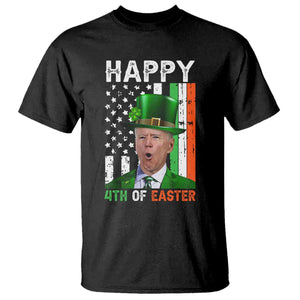 Funny Biden St Patricks Day T Shirt Happy 4th Of Easter American Irish Flag Shamrock TS02 Black Print Your Wear