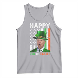 Funny Biden St Patricks Day Tank Top Happy 4th Of Easter American Irish Flag Shamrock TS02 Athletic Heather Print Your Wear