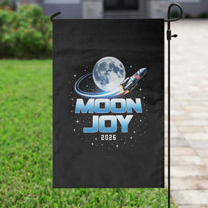 Celestial Moon Joy 2026 Garden Flag Rocket Launch '26 Lunar Mission Celebration TS02 Print Your Wear