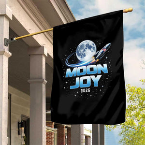 Celestial Moon Joy 2026 Garden Flag Rocket Launch '26 Lunar Mission Celebration TS02 Print Your Wear