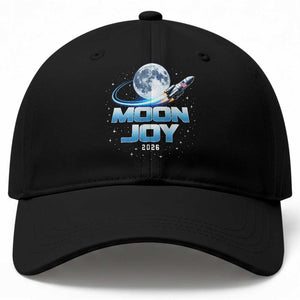 Celestial Moon Joy 2026 Baseball Cap Rocket Launch '26 Lunar Mission Celebration TS02 Print Your Wear