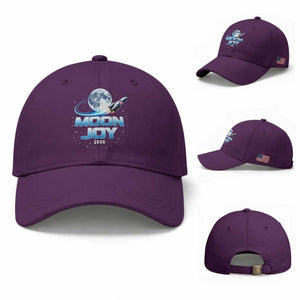 Celestial Moon Joy 2026 Baseball Cap Rocket Launch '26 Lunar Mission Celebration TS02 Baseball Cap Universal Fit Purple Print Your Wear