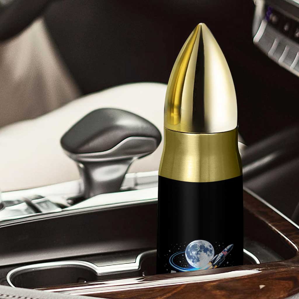 Celestial Moon Joy 2026 Bullet Tumbler Rocket Launch '26 Lunar Mission Celebration TS02 Print Your Wear
