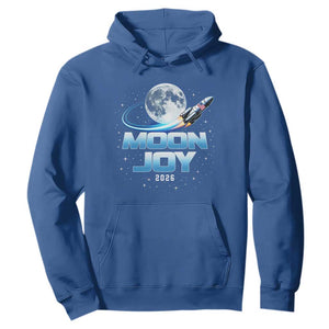 Celestial Moon Joy 2026 Hoodie Rocket Launch '26 Lunar Mission Celebration TS02 Royal Blue Print Your Wear