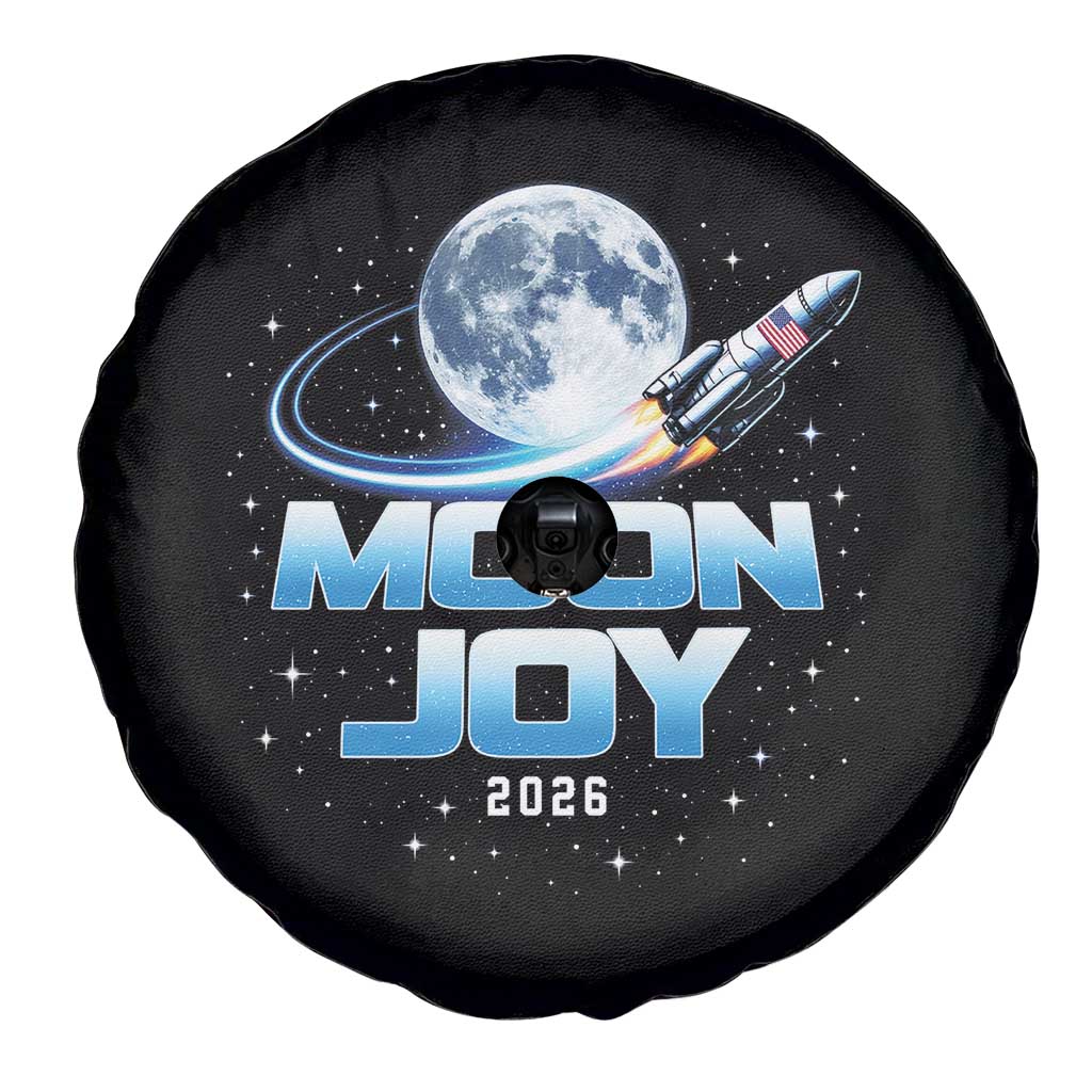 Celestial Moon Joy 2026 Spare Tire Cover Rocket Launch '26 Lunar Mission Celebration TS02 Print Your Wear