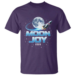 Celestial Moon Joy 2026 T Shirt Rocket Launch '26 Lunar Mission Celebration TS02 Purple Print Your Wear