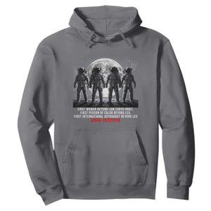 Historic 2026 Lunar Mission Crew Celebration Hoodie Proud To Be Beyond Low Earth Orbit TS02 Charcoal Print Your Wear